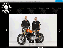 Tablet Screenshot of burnoutbikes.co.uk
